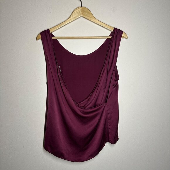 Ejona Tiwa Silk Sleeveless Reversible Top Womens Size M Layering Shirt Luxury - Picture 3 of 7